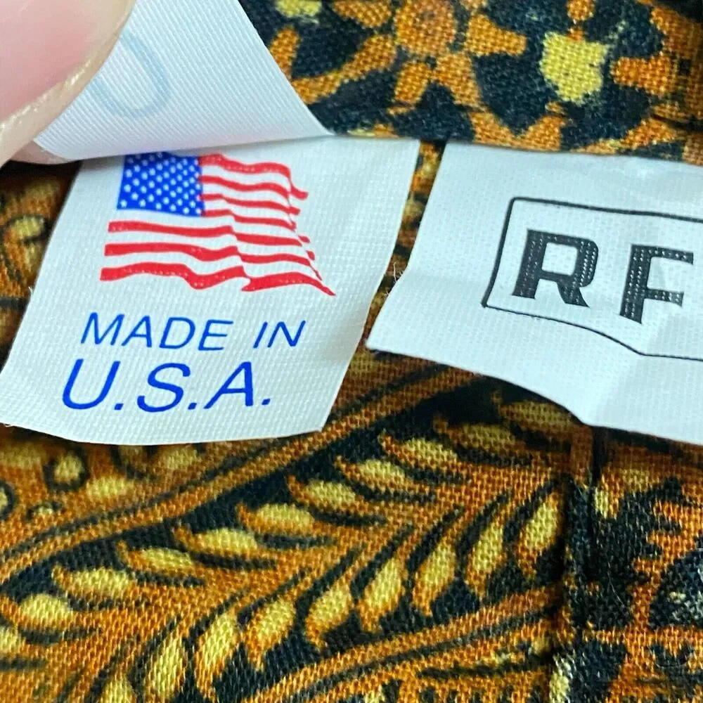 RF Textiles Gold Brown Kimono Blazer Open Cardigan Women's Size‎ 0 Tribal